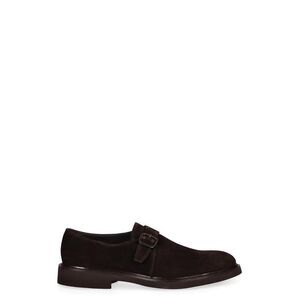 DOUCAL S Doucal's Suede Monk Strap Shoes Men BROWN Moccasins